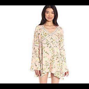 Long Sleeve Floral Mini Dress